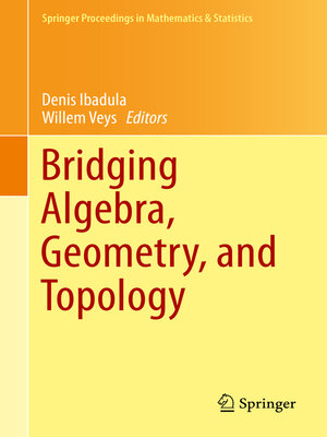 cover image of Bridging Algebra, Geometry, and Topology